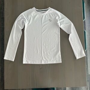 Baleaf White Long Sleeve Tee Essential Comfort